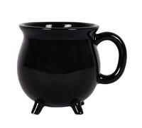 Witch Coffee Mug - Witches Potion Brew Ceramic Drinkware, Large Cauldron Mug For Hot Cold Drinks, Latte Cappuccino Soup Bowl, Gothic Halloween Cup | Kitchen Living Room Office Tabletop Use For Party B