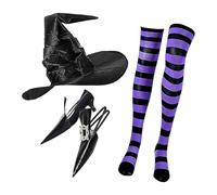 Witch Costume Halloween | Costume Sets - Halloween Cosplay Apparel for Concert Masquerade Stage Performances