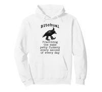 Witch Crow, Bitchual: Practicing Every Second of Every Day Pullover Hoodie