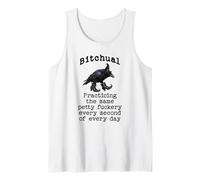 Witch Crow, Bitchual: Practicing Every Second of Every Day Tank Top