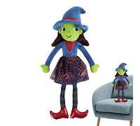 Witch Dolls, Halloween Plush Toys for Children in the Shape of Witch Dolls, Cute Soft Cuddly Toy and Beautiful Decoration for Indoor Use Including Offices Bed Sofa Living Room Party and