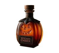 Witch Ember, Pumpkin Whisky Bottle, Whiskey Decanter, Fun Home Bar Decoration, Halloween Parties Table Decoration, Gifts for Lovers, Mixologists