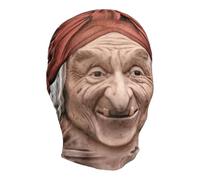 Witch Face Cover Creepy Elastic Witch Breathable