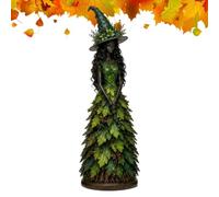 Witch Figurine Small Halloween Gothic Harvest Desktop Decoration