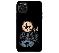 Witch Flying Over Haunted Spooky House Boo Halloween Case for iPhone 11 Pro Max