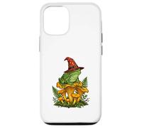 Witch Frog Sitting On Mushrooms Halloween Magic Nature Case for iPhone 12/12 Pro
