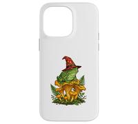 Witch Frog Sitting On Mushrooms Halloween Magic Nature Case for iPhone 14 Pro Max