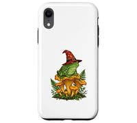 Witch Frog Sitting On Mushrooms Halloween Magic Nature Case for iPhone XR