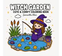 Witch Garden | Cute Bold & Easy Coloring Book for Adults and Teens: 40 Cozy Hygge Gardening Inspired Designs (Cozy Garden Series)