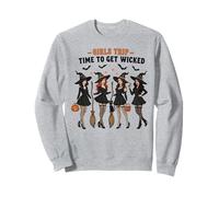 Witch Girls Night Out Halloween Matching Womens Top Sweatshirt
