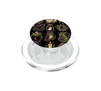 Witch Gothic Halloween Witchy Goth Moon Bat Ball Crystal PopSockets PopGrip for MagSafe