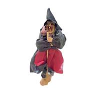 Witch Halloween Decorations Outdoor - Hanging Talking Witch Prop | Animated Sound-Activated Decor, Scary Voice Figurine, Creepy Witch Doll With Motion, Haunted Scene For Porch Tree Or Yard Display
