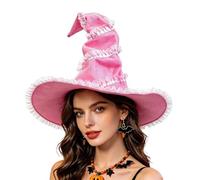 Witch Hat Adult Lace Edge Spider Web Forest Halloween Cosplay Hat
