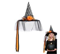 Witch Hat, Costume Hat for Halloween - Adult Costume Classic Headdress for Indoor Outdoor Parties, Cosplay Events and Parties
