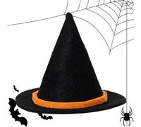 Witch Hat Decoration,Wine Bottle Toppers Decorative - Small Craft Ornament Wine Bottle Top Trim for Bedroom Home Party Bookshelf Lamp Bedside