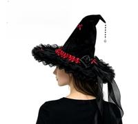 Witch Hat - Handmade Role Play Costume Accessory Festive Witches | Handmade witch design, role play costume style, decorative headwear, easy to wear, easy to put on