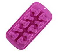 Witch Hat Mold, 10-Cavity Witch Hat Shaped Halloween Silicone Baking Molds, Flexible & Non-Stick, Suitable for Making Muffins, Chocolates, Cakes