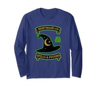 Witch Hat - Mystical Magic Design Long Sleeve T-Shirt