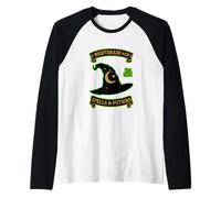Witch Hat - Mystical Magic Design Raglan Baseball Tee