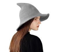 Witch Hat | Pointed Witch Costume Hat for Women | Breathable Cosplay Headdress Party Supplies for Costume Men Women Adults Haunted House Masquerade Holiday