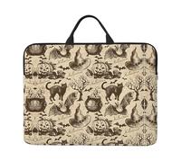 Witch Hat Print Laptop Sleeve Case14in Computer Cases for Pad Tablet, Briefcase Bag