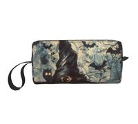 Witch Hat Printed Makeup Bag Simple Travel Cosmetic Bags Waterproof Cosmetic Case Toiletry Bag Organizer for Women Mom Girls