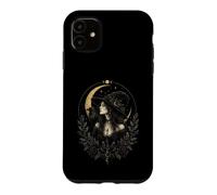 Witch Hat Raven Moon Witchcore Gothic Mystic Aesthetic Case for iPhone 11