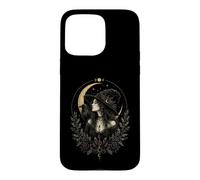 Witch Hat Raven Moon Witchcore Gothic Mystic Aesthetic Case for iPhone 15 Pro Max