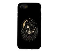 Witch Hat Raven Moon Witchcore Gothic Mystic Aesthetic Case for iPhone SE (2020) / 7/8