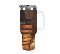 Witch Hat Spells 40 OZ Travel Insulated Cups & Mugs with Lids Stainless Steel Car Coffee Cup Drinks Tumbler 40oz