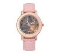 Witch Hat Spells Fashion Women's Wrist Watches Analogue 3 Hand Leather Strap Quartz Watch