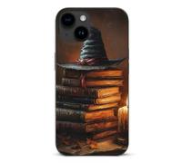 Witch Hat Spells TPU Cell Phone Case Compatible with iPhone 15/15 Plus/15 Pro/15 Pro Max Soft Protective Shell