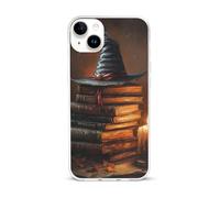 Witch Hat Spells TPU Cell Phone Case Compatible with iPhone 15/15 Plus/15 Pro/15 Pro Max Soft Protective Shell