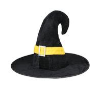 Witch Hat Women - Black Large Brim Witches Hat for Adults Ladies - Costume Accessories, Masquerade, Cosplay Head Decor