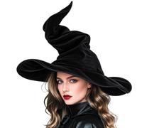 Witch Hat, Women Wizard Hats, 2026 Novelty Trendy Witch Hat | Styles Hat, One Size Black Pointed Witch Hat Headband, Halloween Costume Accessory for Gothic Vintage Party