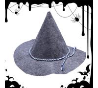 Witch Hats for Halloween, Felt German Hats, Bavarian Headpiece as Accessory for Men, Women and Adults for Cosplay, Carnival, Party, Halloween and German Style Events