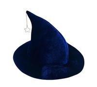 Witch Hats with Star Charm Breathable Wide Brim Cute Foldable
