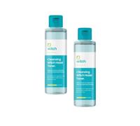 Witch Cleansing Witch Hazel Toner 2 x 200ml Pack. Natural Witch Hazel Infused Toner and micellar Water with Anti-inflammatory Salicylic Acid. Fragrance Free.