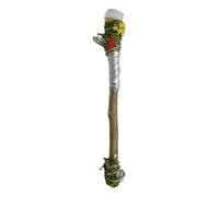Witch - Home Decor Crystal Wiccan Cosplay Wand, Spiritual Seeker Accessory, Pagans Wiccans Gift | Meditation Tool For Meditants, Divination Supply For Living Room
