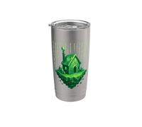 Witch House Pixel Temple Synth Stainless Steel Insulated Tumbler