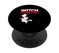 Witch Hunting Halloween Witchcraft Lover Funny Witch Hunter PopSockets Adhesive PopGrip
