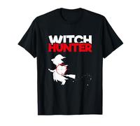 Witch Hunting Halloween Witchcraft Lover Funny Witch Hunter T-Shirt