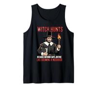 Witch Hunts Justice History Humor Adults Salem Tank Top