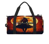 Witch in Moon Travel Duffle Bag with Shoes Compartment