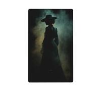 Witch in The Dark Single Toggle Blank Wall Plate Light Switch Cover Decorative 1 Gang for Kitchen Room Bathroom Size 11.4x7cm
