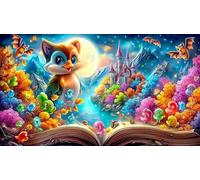 witch Jigsaw Puzzles for Adults: 1000-Piece Recycled Cardboard - Decoration 38x52cm/1000pcs