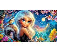 witch Jigsaw Puzzles for Adults: 1000-Piece Recycled Cardboard - Decoration 38x52cm/1000pcs