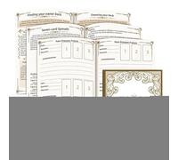 Witch Journal,Hardcover Tarot Journal Book for Women | Vintage Journaling Workbook for Ritual Energy Tracking Daily Practice Recording Reading Divination Diary Women Guidance