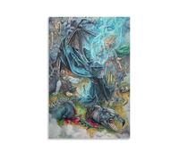 Witch King And The Fell Beast Classic Epic Fantasy Film Comic The Witch King Being Killed Poster Decorative Painting Canvas Wall Posters And Art Picture Print Modern Family Bedroom Decor Posters 08x12
