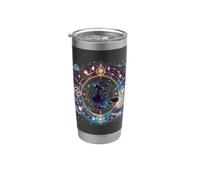 Witch Magic Flying Broom Spells Witchcraft Stainless Steel Insulated Tumbler